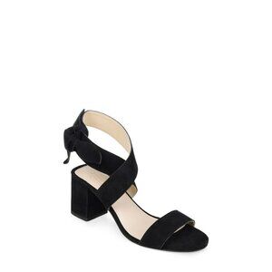 Journee Signature Womens Hether Block Heels Sandals Black Size 8.5M NIB